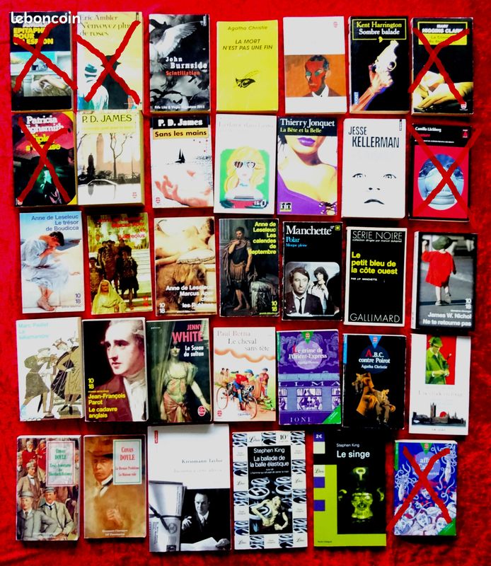 VENTE À L'UNITÉ possible – 1 EURO CHACUN - LITTÉRATURE, HISTOIRE, POLARS Balzac Barbusse Flaubert Homère Le Clezio Voltaire Desproges Marai Bloch Petit - Doyle James Japrisot Jonquet Leseleuc Mirande (image 3)