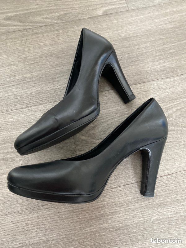 Escarpins talons noir Minelli (image 5)