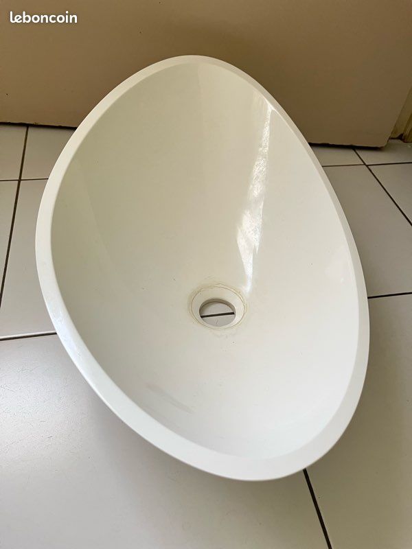 Vend vasque salle de bain ovale Leroy Merlin (image 3)