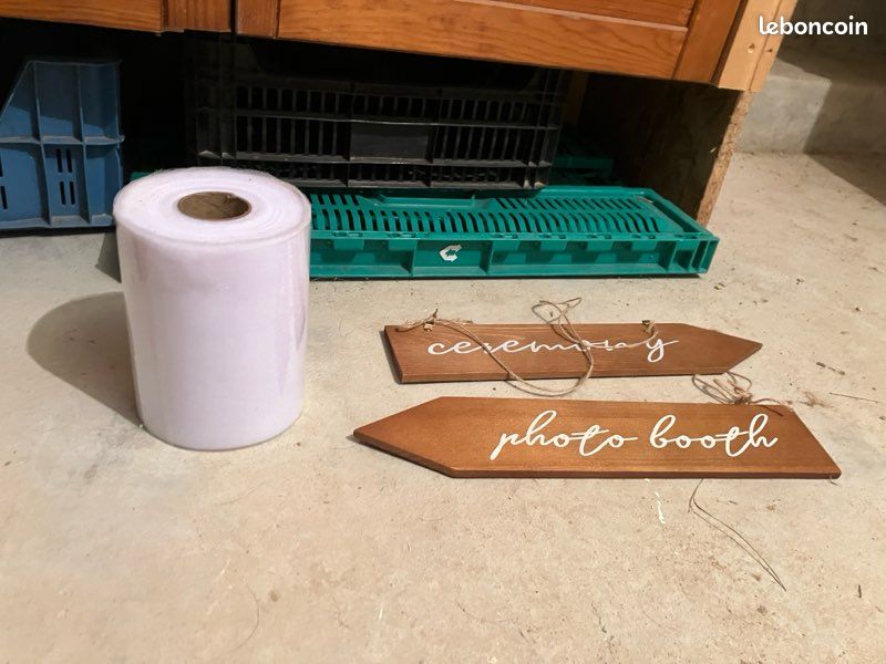 Rouleau tulle + panneaux mariage (image 1)