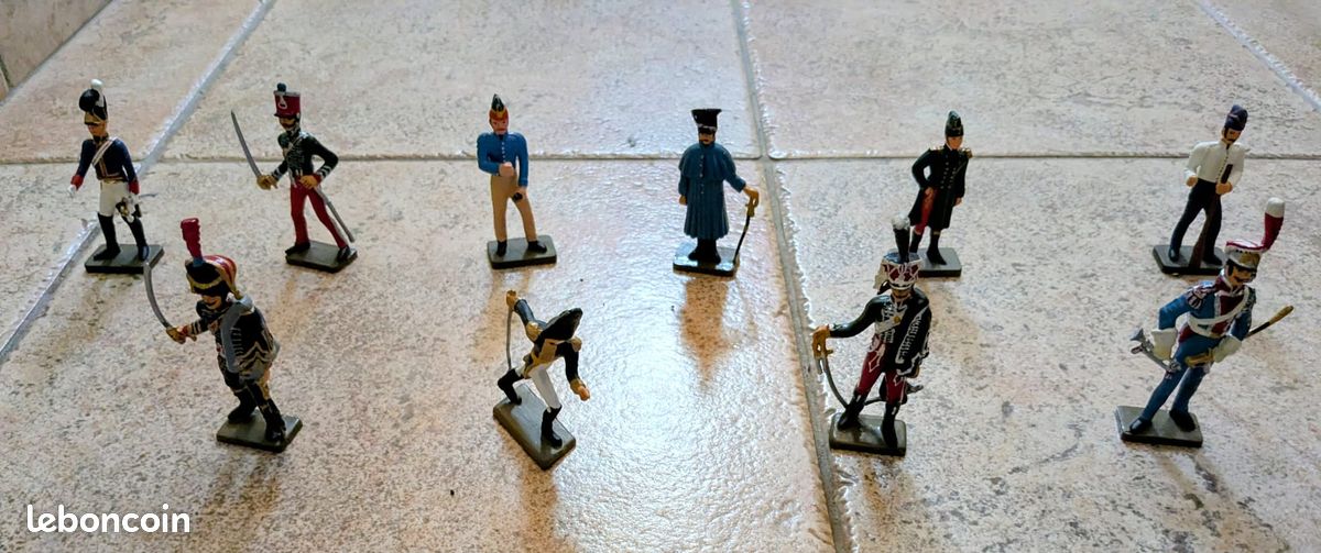 5 Figurines en plomb Napoléon Bonaparte - Label Emmaüs