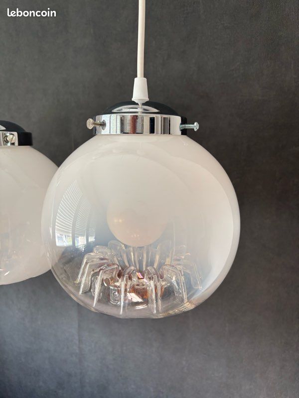 Lot de trois suspensions en verre de Murano (image 11)