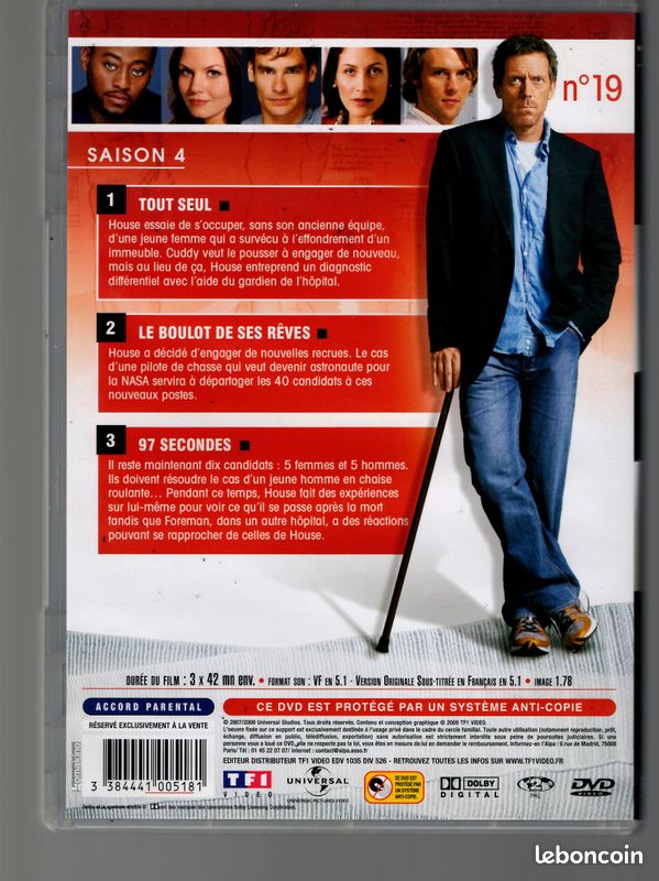 DVD Séries : Dr. House Intégrale Saison 4 (image 2)