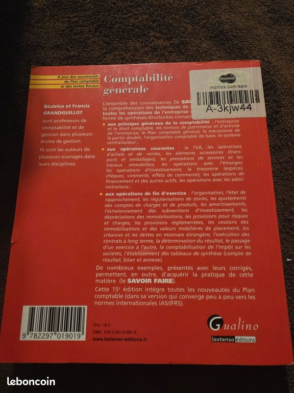 Comptabilité générale vue de cote — LBC AT'Brocante Troyes