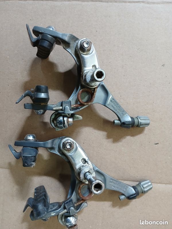 Étriers De Frein Vintage Shimano 600 Ultegra BR-6403 – Tri-couleur, Jeu AV/AR, Occasion