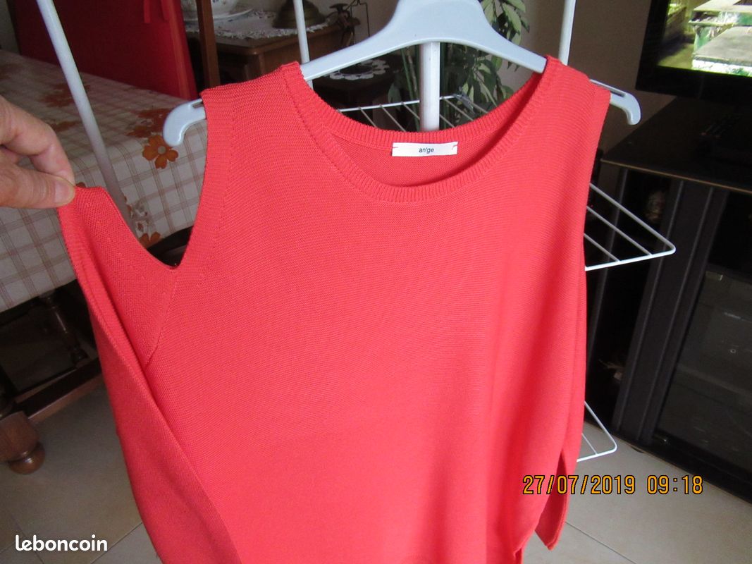 Pull leger orange (image 1)