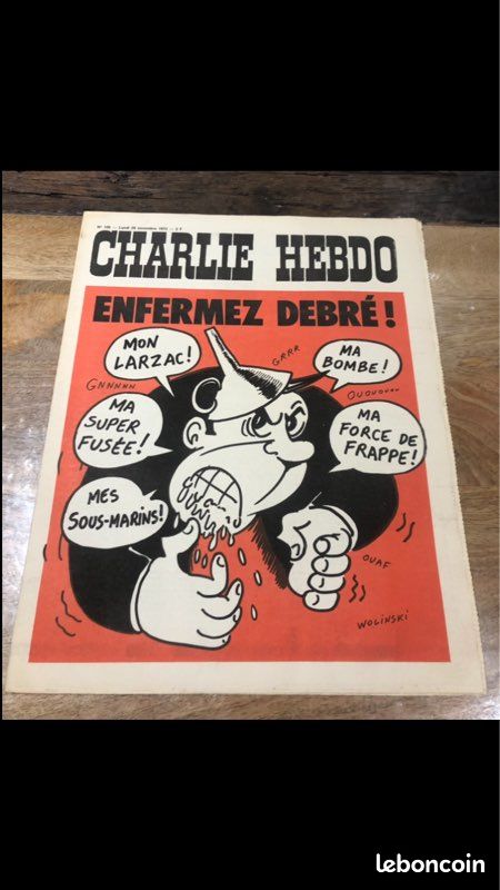 Charlie Hebdo 1972 wolinski comme neuf (image 2)