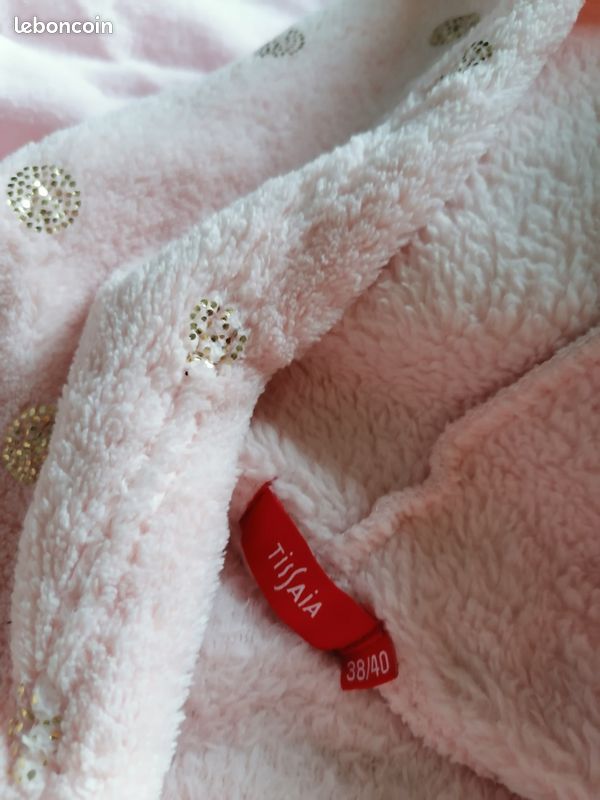 Haut De Pyjama En Polaire Rose Pour Femme Taille S - Marque TEX, Neuf Avec étiquettes