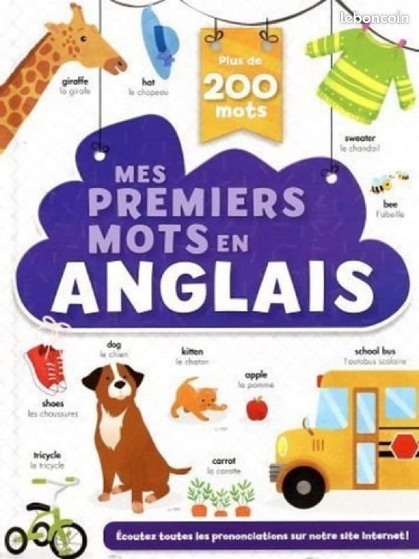 VTech MagiBook – Mes 200 Premiers Mots Français/Anglais + La Reine Des Neiges – 2 Livres Éducatifs Interactifs Dès 2 Et 4 Ans