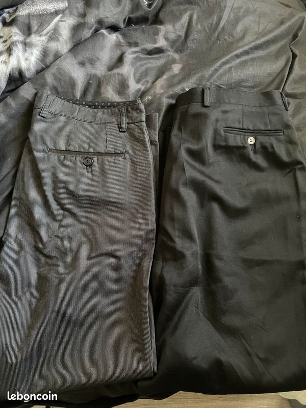 Pantalon a pince et jean (image 1)