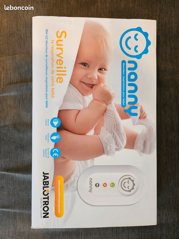 Moniteur de surveillance respiratoire pour bébé – Nanny (image 1)