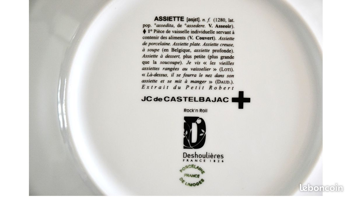 Coffret 6 assiettes à dessert L'Archipel - Gien | Maison Simon