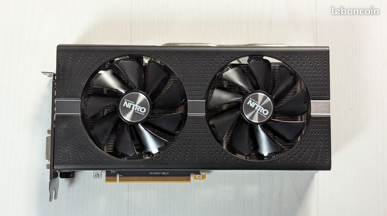 Carte Graphique Sapphire RX 580 Nitro+ 8Go – AMD Radeon – GDDR5 – Occasion Excellent état