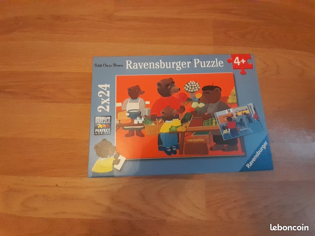 Lot de 2 puzzles Ravensburger 2×24 pièces +4ans (image 2)