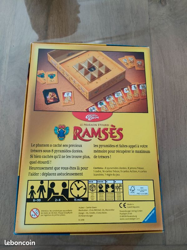 Jeu de société, Ramsès, le pharaon etourdi (image 2)
