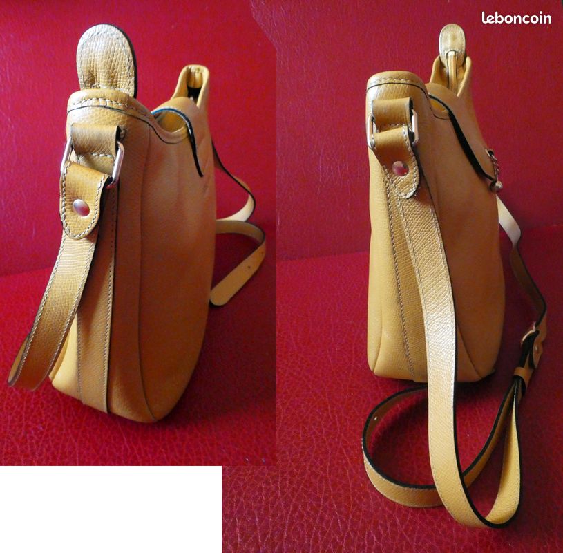 Sac à main jaune Didier Lamarthe vintage (image 3)