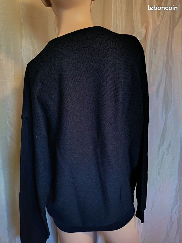 Gilet marine de Guy de Berac 50 réf R365 K11 (image 2)