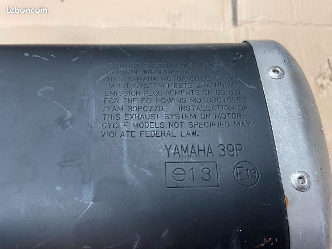 Échappements Yamaha FZ8 39p (image 3)