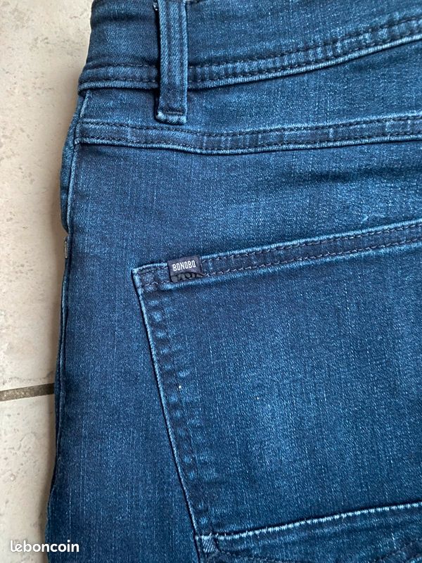 Jean homme Bonobo, Skinny, denim brut, neuf (image 4)