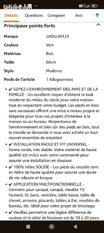 Pied table ou bureau (image 5)