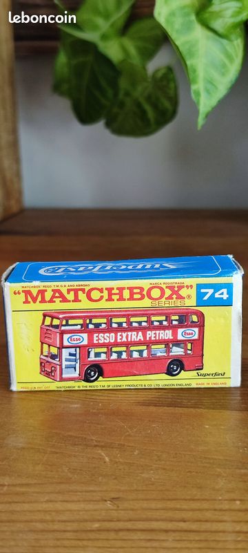 Ancienne miniature Matchbox Lesney Daimler superfast bus londonien (image 16)