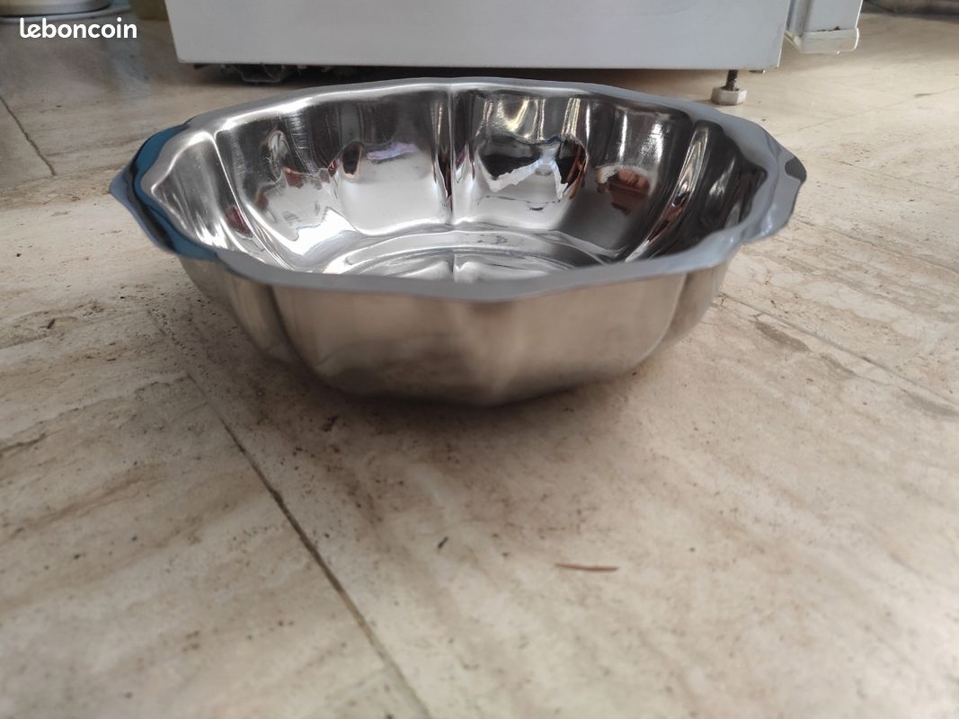 Corbeille inox ø23 cm (image 3)