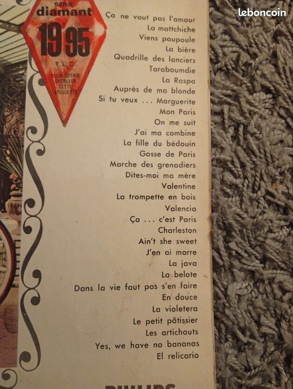 Vinyle RARE 33t De 1900 à 1925 (image 3)