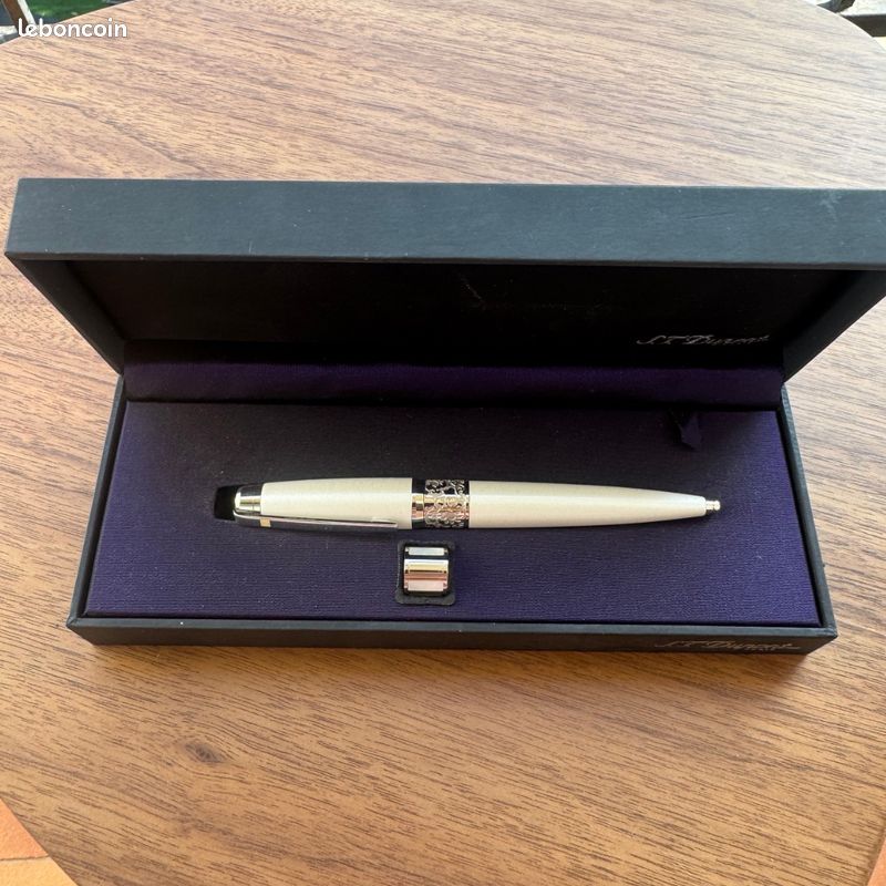 Stylo Bille Prestige S.T. Dupont Olympio Caprice En Laque De Chine Noir - Neuf De Stock