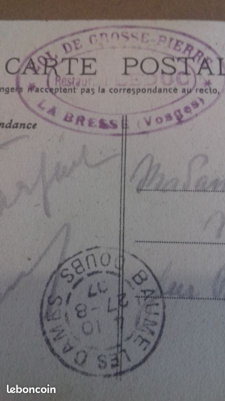 C. P. A. Col de Grosse Pierre (Vosges) (image 4)