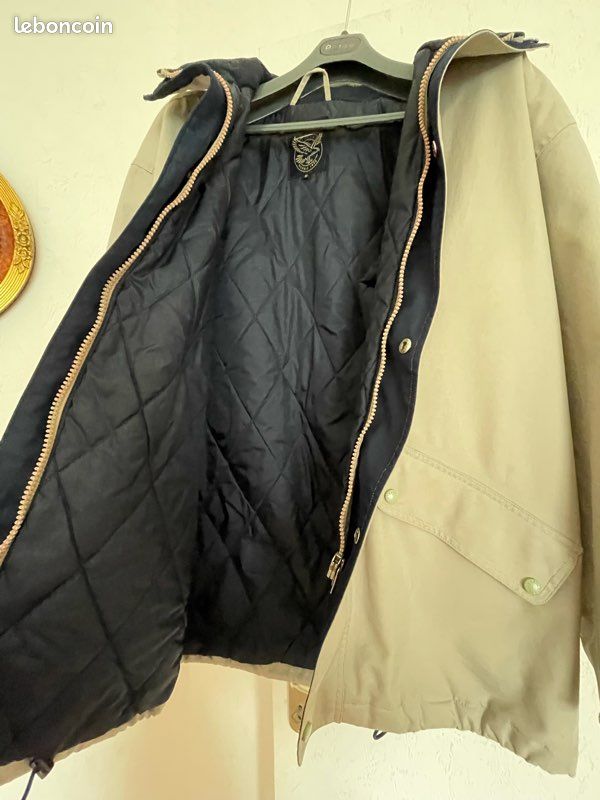 Aigle longue veste doudoune taille XL doublée molletonné Sport