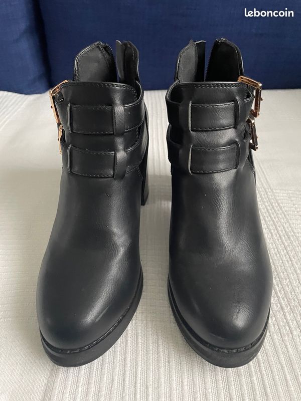 Bottines noires Taille 38 (image 1)