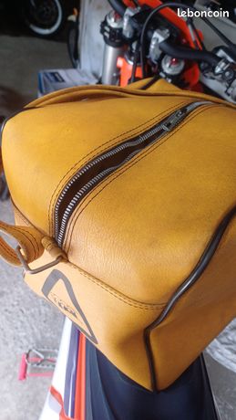 Sac De Sport Vintage Ancien - Taille 45x26x19 Cm - Occasion - Style Sobriété