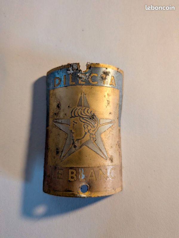 Insigne De Tête De Vélo Vintage Philips – Écusson Argenté Pour Vélo Ancien