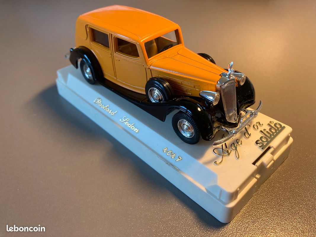 Packard Sedan 1/43 Solido Âge D'Or N°4047 - Boîte Vitrine