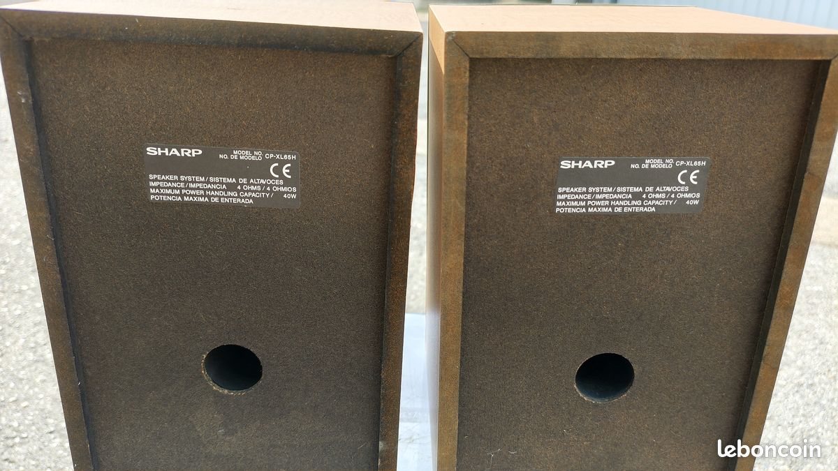Paire d'enceintes mini chaine Sharp CP-XL65H (image 2)