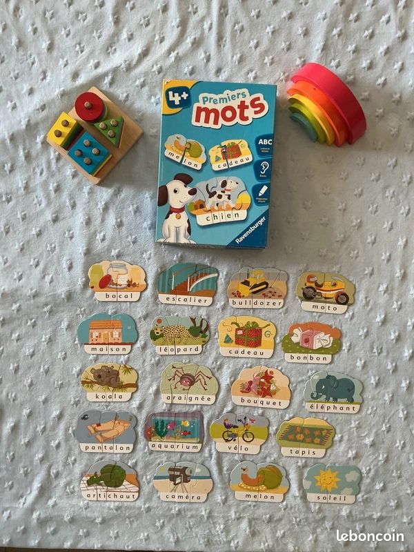 Jeu premiers mots ravensburger lettres lecture préparation à l'écriture (image 1)