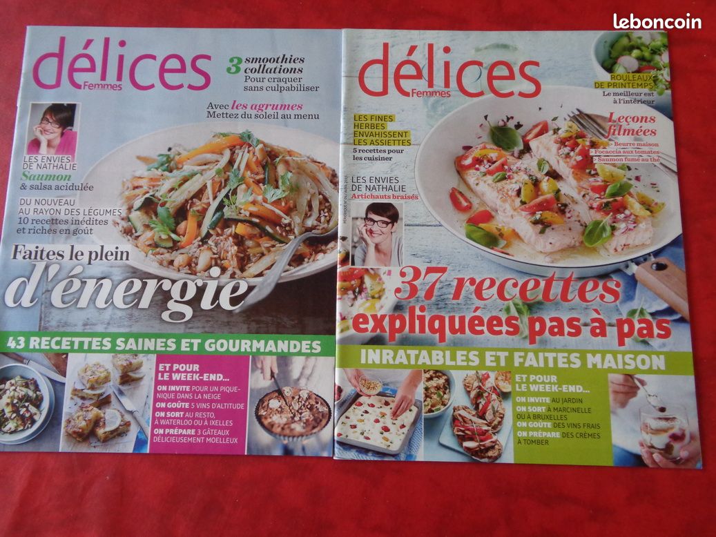 Magazine Délices Femmes d'aujourd'hui2 pièces 2015 (image 1)