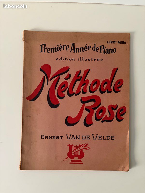 TBE E VAN DE VELDE ESSOR METHODE ROSE VOL 2 A 20€ ACH IMM FP COMP MOND RELAY