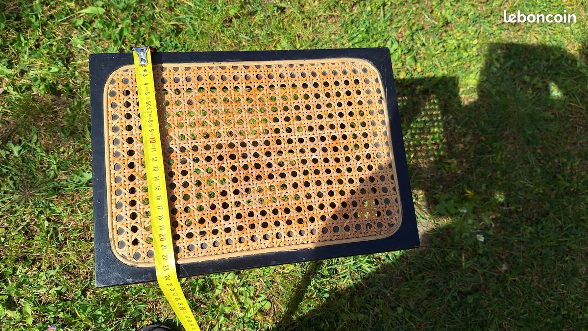 2 petits sièges pliants en bois (image 11)