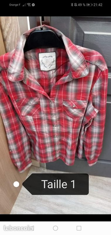 Chemise manche longue femme Taille 1 (image 1)