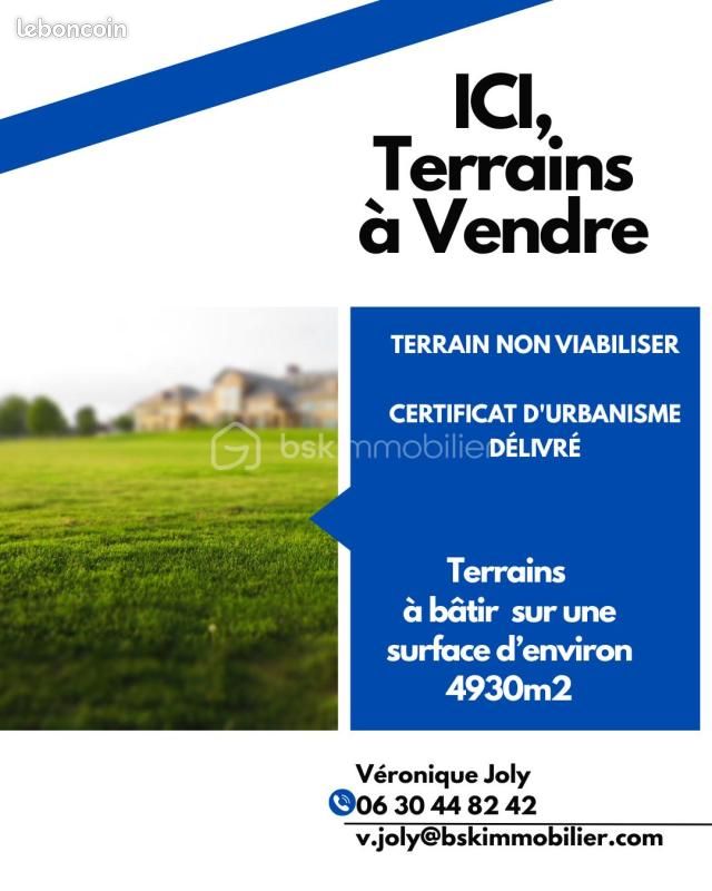Terrain 4 930 m² Vernou La Celle Sur Seine (image 1)