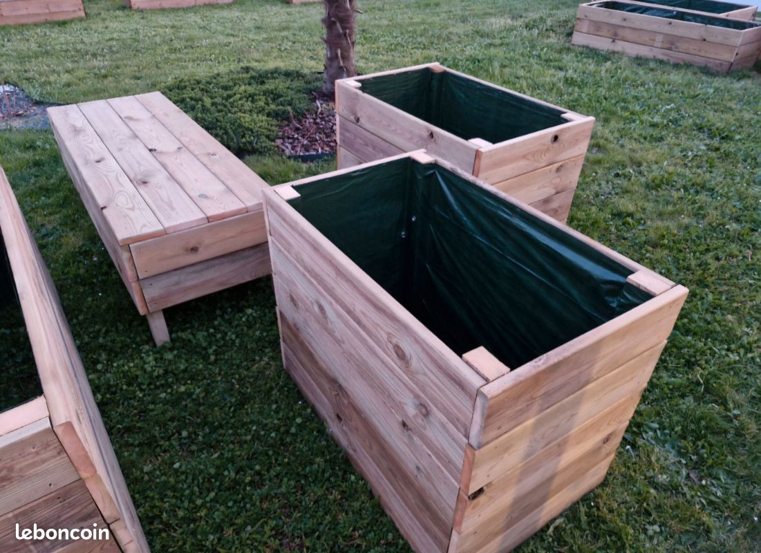 Jardinières en bois (image 6)