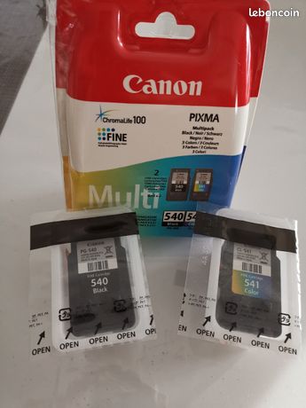 CANON PG-540 / CL-541 Multipack 2 Cartouches Fine 4 Couleurs NEUF