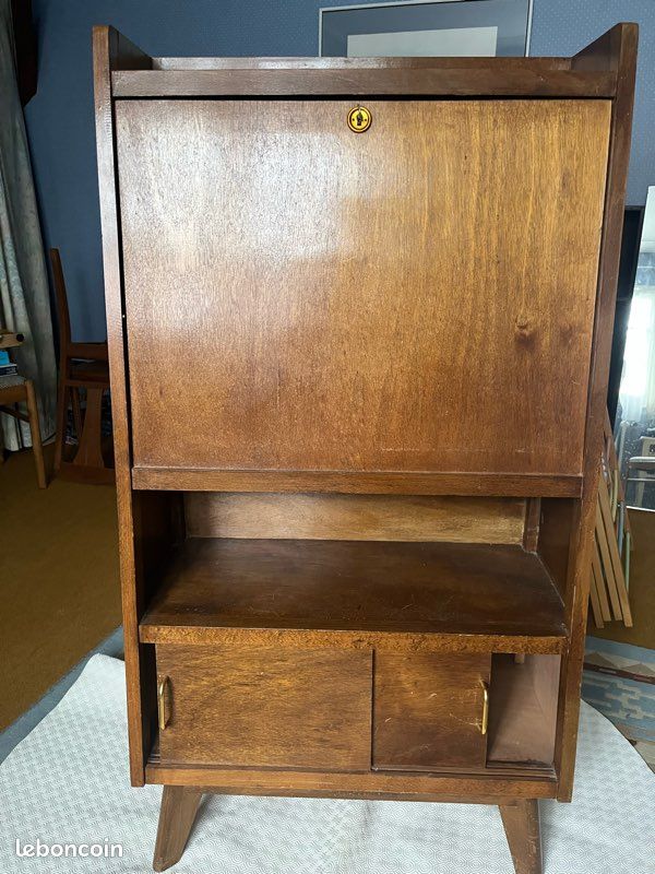 Bureau secrétaire vintage (image 4)