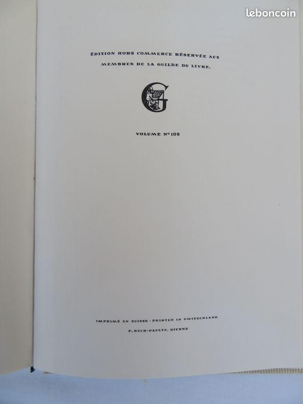 Livre : LETTRES DE MON MOULIN - A. Daudet - GUILDE Du LIVRE - 1947 (image 7)