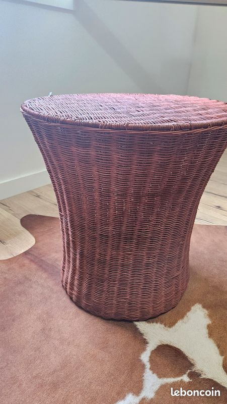 Table basse Maison du Monde – style naturel tressé (image 2)
