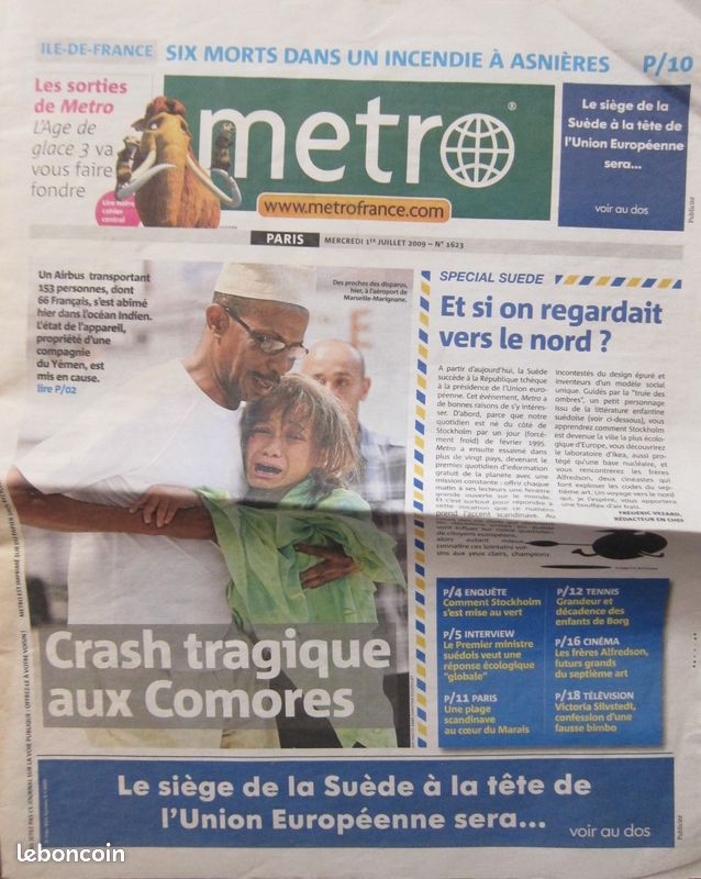Journal metro N°1623 (image 1)