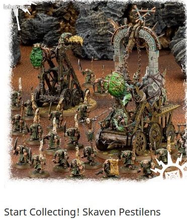 Warhammer sous-lot skaven - VENDU (image 1)