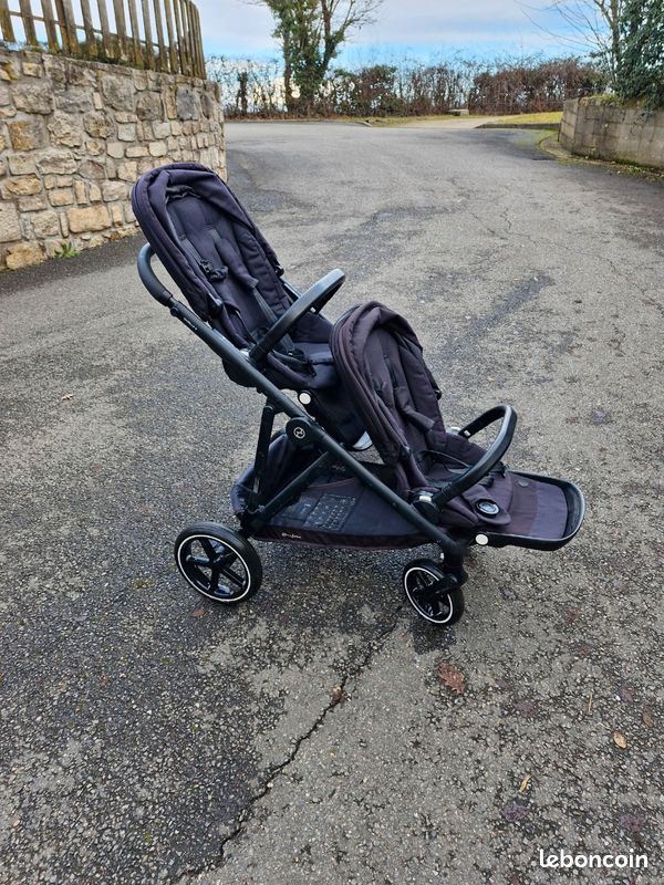 Poussette double Cybex Gazelle S complète (image 1)