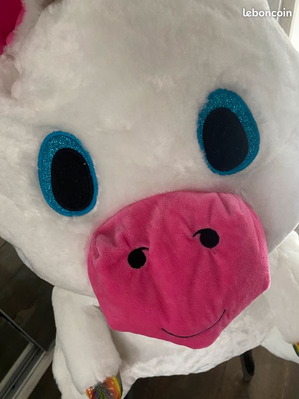 Licorne blanche Belly Buddy XXL peluche (image 9)